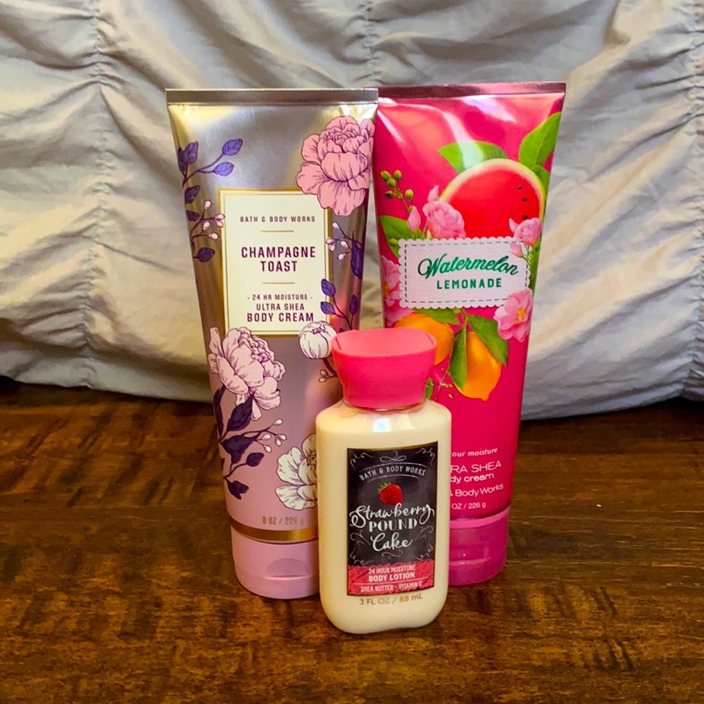 Bath and Body WorksLotion and Cream Bundle